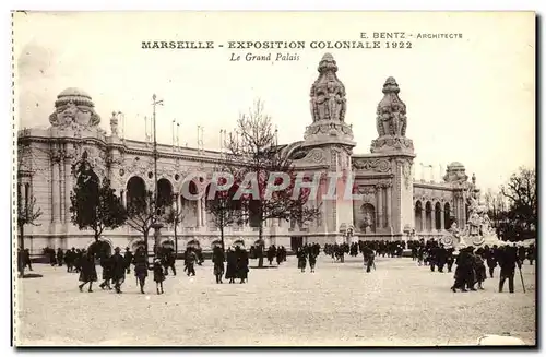 Cartes postales Marseille Exposition Coloniale 1922 Le grand palais