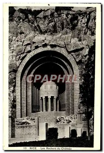 Cartes postales Nice Les Rochers du Chateau