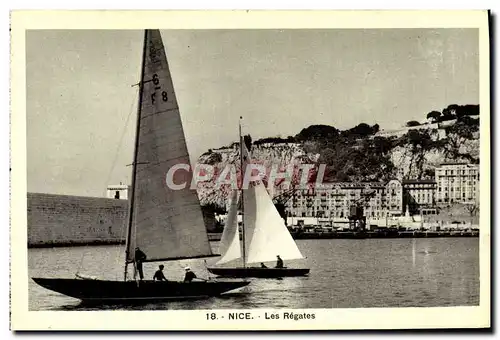 Cartes postales Nice Les Regates Bateaux