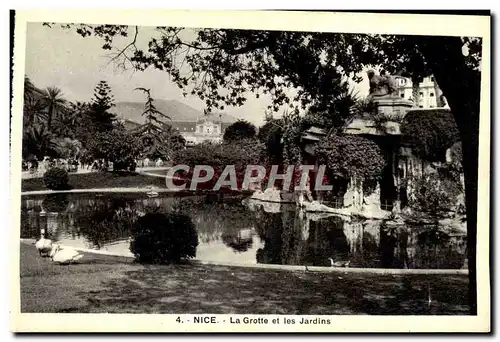 Ansichtskarte AK Nice La Grotte et les Jardins