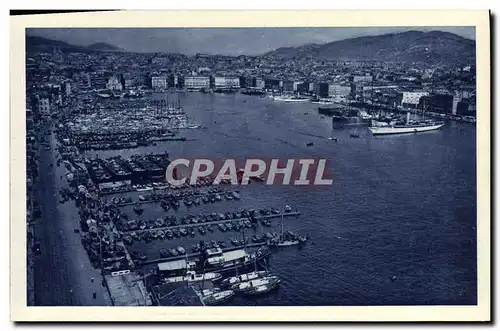 Ansichtskarte AK Marseille Vue Generale du Vieux Port Bateaux