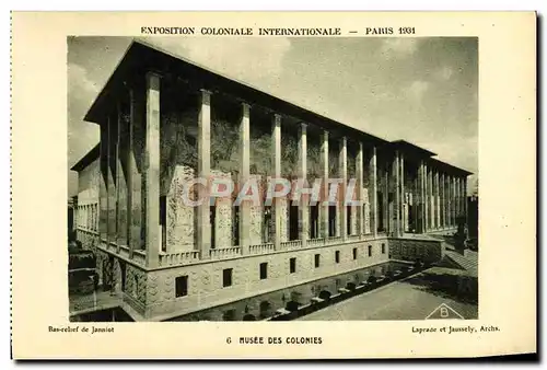 Cartes postales Exposition Coloniale Internationale Paris 1931 Musee des colonies