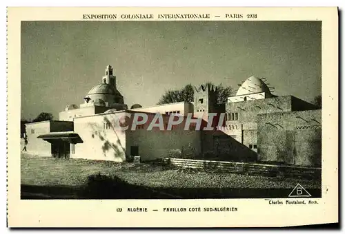 Ansichtskarte AK Exposition Coloniale Internationale Paris 1931 Algerie Pavillon Cote Sud algerien