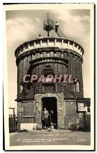 Cartes postales Puy de Dome Le balcon D&#39Orientation de L&#39observatoire