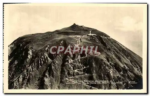 Cartes postales Puy de Dome au sommet