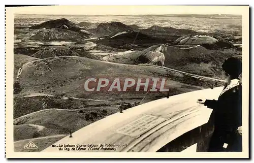 Cartes postales Puy de DomeLe bacon d&#39observation de l&#39observatoire