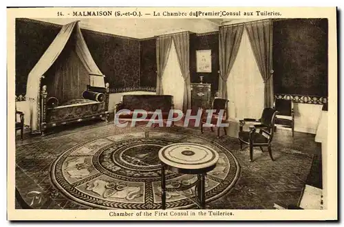 Cartes postales Malmaison La Chambre de Premier Consul aux Tuileries