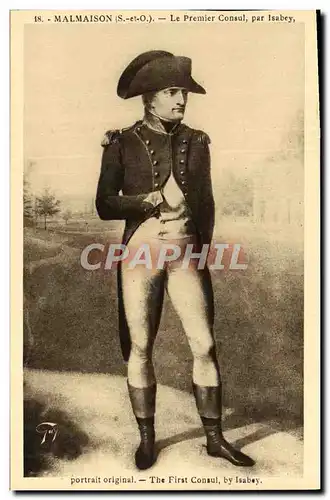 Cartes postales Malmaison Le Premier Consul Par Isabey Napoleon 1er