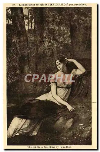 Cartes postales Malmaison L&#39imperatrice Josephine par Proudhon