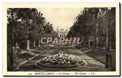 Cartes postales Monte Carlo Le Casino