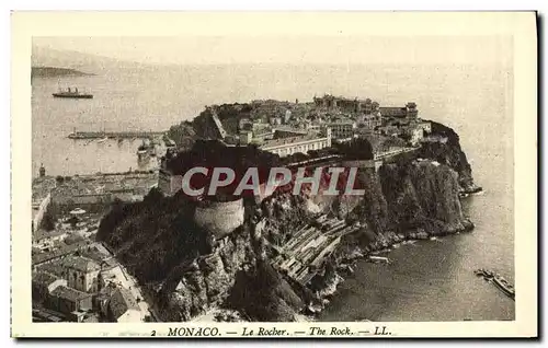 Cartes postales Monaco Le Rocher