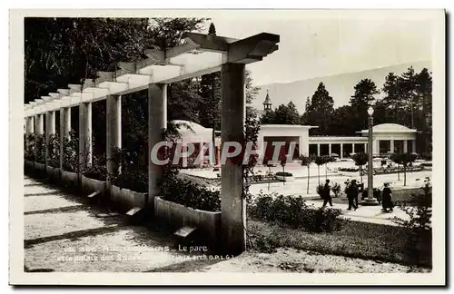 Ansichtskarte AK Aix Les Bains Le parc et le palais des sources