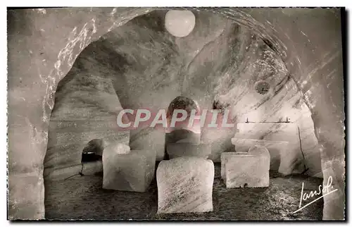 Cartes postales moderne Chamonix Le Montenvers La grotte de la mer de glace La salle a manger