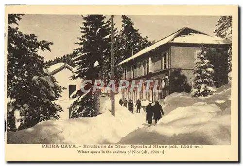 Cartes postales Peira Cava Environs de Nice Sports d'Hiver