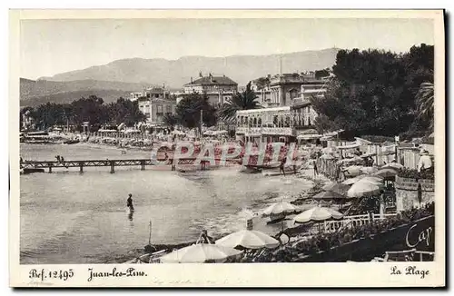 Cartes postales Juan les Pins la plage