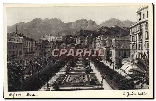 Cartes postales Meuton Le Jardin Public