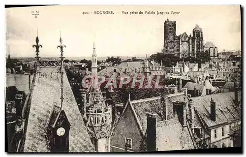 Ansichtskarte AK Bourges Vue Prise du Palais Jacques Coeur