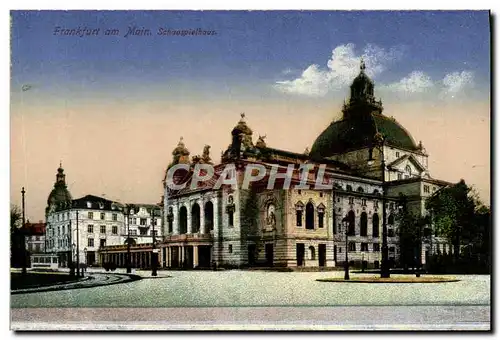 Cartes postales Frankfuri am Main Schauspielhaus