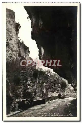 Ansichtskarte AK Gorges Du Loup La route du saut du loup