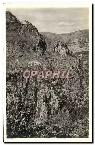 Cartes postales Gourdon et le chemin du paradis