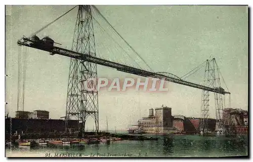 Cartes postales Marseille Le pont transbordeur