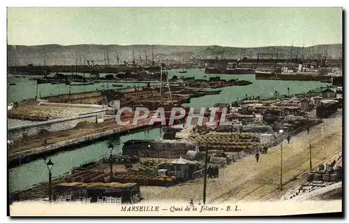 Cartes postales Marseille Quai de la Joliette