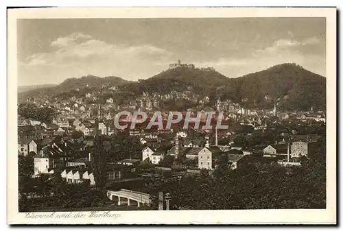 Cartes postales Eisenach und die Wartburg