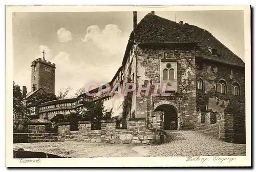 Cartes postales Eisenach Wartburg Eingang