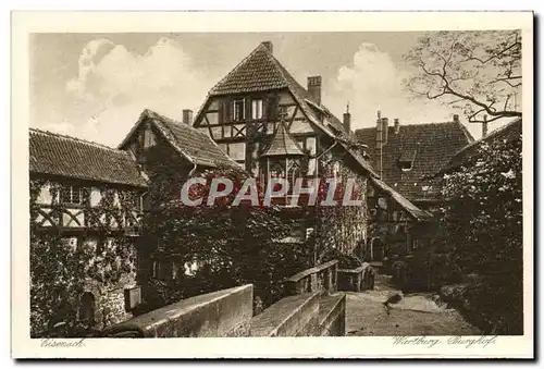 Cartes postales Eisenach Wartburg Burghof