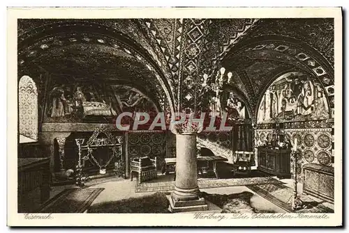 Cartes postales Eisenach Wartburg Die Elisabethen Kemenate