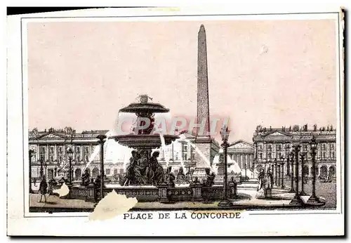 Moderne Karte Place De La Concorde Paris