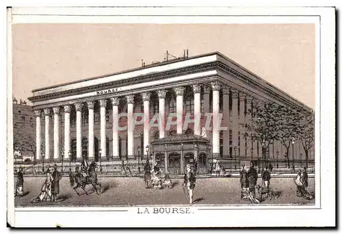 Cartes postales La Bourse Paris