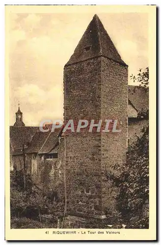 Ansichtskarte AK Riquewihr La Tour des Voleurs