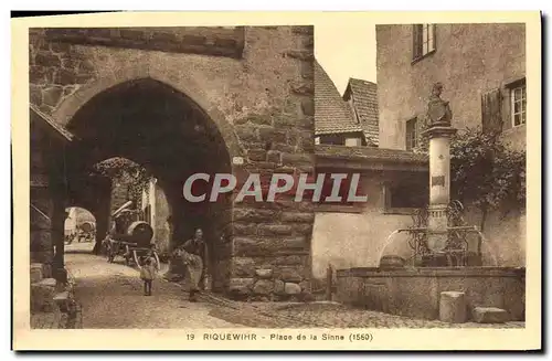 Cartes postales Riquewihr Place de la Sinne