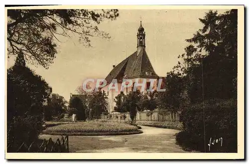 Ansichtskarte AK Colmar Eglise et Parc du Lycee Bartholdi