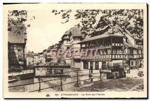 Cartes postales Strasbourg Le Bain Aux Plantes