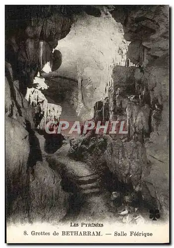 Cartes postales Grottes de Betharram Salle Feerique