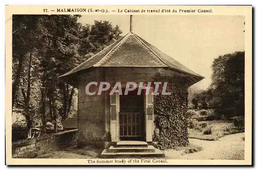 Cartes postales Malmaison Le Cabinet de Travail d&#39ete du Premier Consul