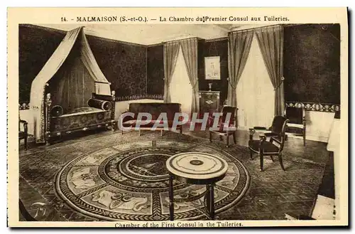 Ansichtskarte AK Malmaison Le Chambre du premier Consul aux Tuileries Napoleon 1er