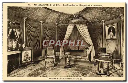 Cartes postales Malmaison Le Chambre de l&#39imperatrice Josephine