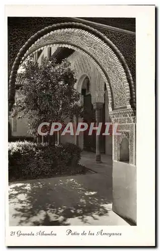 Moderne Karte Granada Alhambra Patio de los Arrayanes