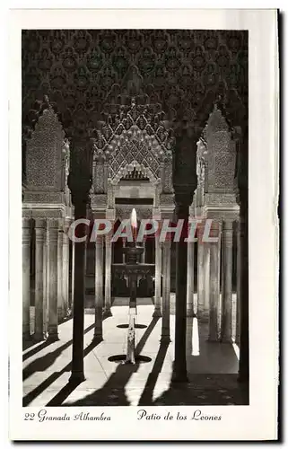 Cartes postales moderne Granada Alhambra Patio de los leones