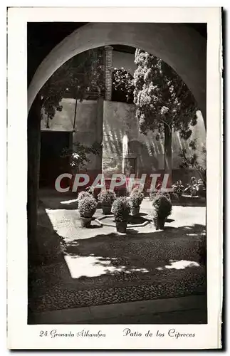 Cartes postales moderne Granada Alhambra Patio de Los Cipreces