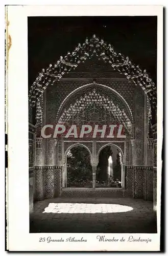 Cartes postales moderne Granada Alhambra Mirador de Lindaraja