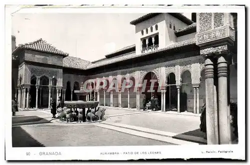 Cartes postales Granada Patio De Los Leones