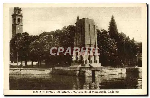 Ansichtskarte AK Italia Nuova Pallanza Monumento al Maresciallo Cadona