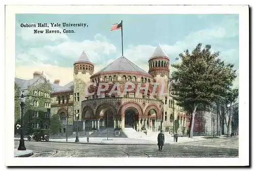 Cartes postales New Haven Osborn Hall Yale University Conn