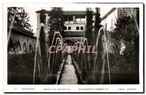 Cartes postales Granda Generalife Surtidome