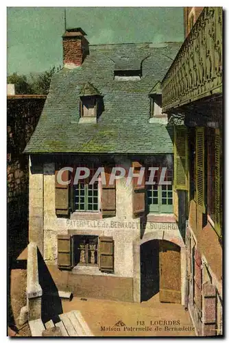 Cartes postales Lourdes Maison Paternelle de Bernadette