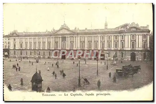 Cartes postales Toulouse Le Capitole Facade Principale